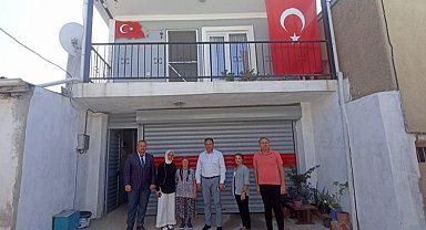 Manisalı şehidin ailesine Büyükşehir'den ziyaret