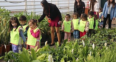 Minikler tohum üretim tesislerini gezdi