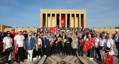 MÜTAREKE’DEN CUMHURİYET’E 100. YIL MEŞALESİ ANITKABİR’DE
