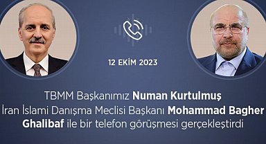 Numan Kurtulmuş İranlı mevkidaşıyla görüştü