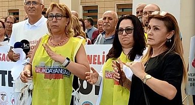 Sağlıkta şiddete işaret diliyle ses verdiler