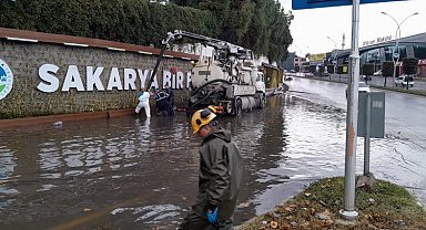 Sakarya'da yağış mesaisi aralıksız sürüyor