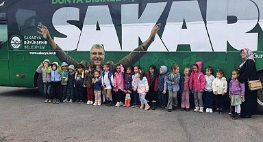 Sakarya'nın gezi programı minikleri mest etti