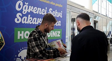 Sakarya'yı tercih eden öğrencilere sıcak karşılama