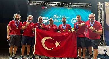Su altında dünya şampiyonu Eskişehir'den