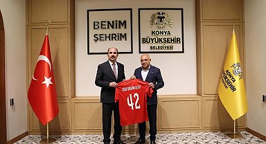 TFF Başkanı Büyükekşi'den Konya Büyükşehir'e ziyaret