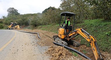 Ünye'nin içme suyu hattını yeniliyor