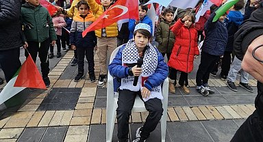 AGD Kayseri gençliği Filistin için meydanda