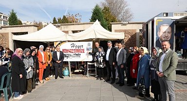AK Parti Kayserili kadınlardan Hataylı çocuklar için kermes