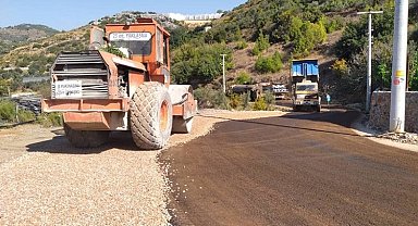 Alanya Özvadi grup yolu asfaltlandı
