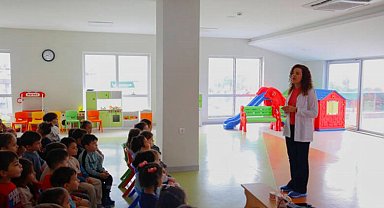 Antalya Büyükşehir'den çocuklara diş sağlığı eğitimi