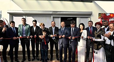 Antalya Muratpaşa'da Cengiz Aytmatov'un anısına kütüphane