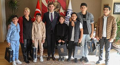 Bodrum Çocuk Meclisi'nden Başkan'a ziyaret