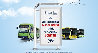 Bursa'da Öğretmenlere 3 gün ulaşım ücretsiz