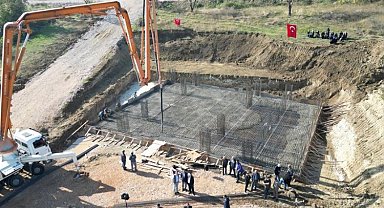 Bursa İnegöl'de Yeniceköy Hz. Ali Camisi'ne temel