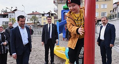 Bursa Osmangazi Belediyesi'nden Harmancık'a park
