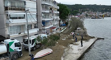 Bursa sahillerinde fırtına teyakkuzu