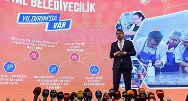 Bursa Yıldırım Belediye Başkanı, 5 yılı değerlendirdi