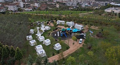Çağdaşkent Geçici Barınma Alanı'nın tanıtımı yapıldı