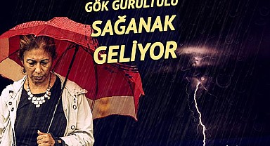 İstanbul'a gök gürültülü sağanak geliyor!