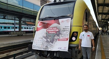 İyilik treni Afganistan yolunda