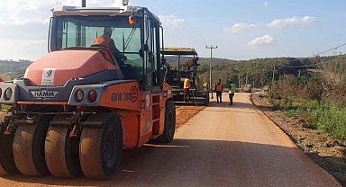 İzmit ana grup köy bağlantı yoluna yeni üstyapı