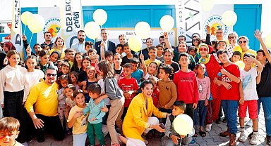 Kahramanmaraşlı depremzede çocuklara 'sarı' destek