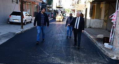 Karabağlar'da asfaltlama çalışmaları tam gaz sürüyor