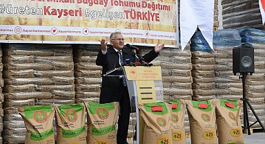 Kayseri Büyükşehir'den tarıma büyük destek