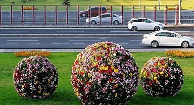 Kayseri Büyükşehir'le Kayseri çiçek bahçesine döndü