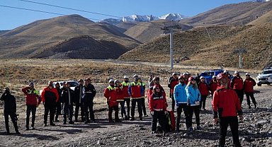 Kayseri Erciyes'te kurtarma tatbikatı