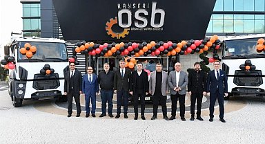 Kayseri OSB'nin araç filosuna 6 taze kuvvet