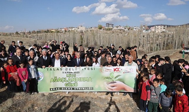 Kayseri Talas'ta ağaç dikme seferberlği
