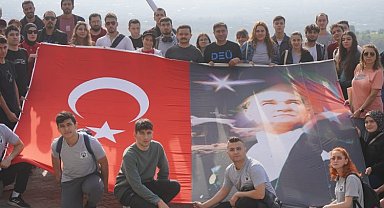 Kiraz'da Ulu Önder doğa yürüyüşünde anıldı