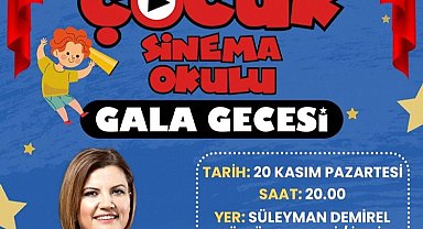 Kocaeli İzmit Belediyesi Çocuk Sinema Okulu için gala zamanı