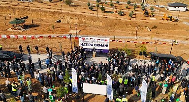 Malatya deprem şehitlerini bu ormanda yaştacak