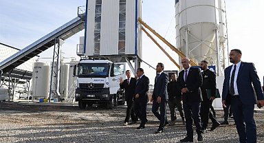 Malatya'nın ikinci beton santrali de devrede