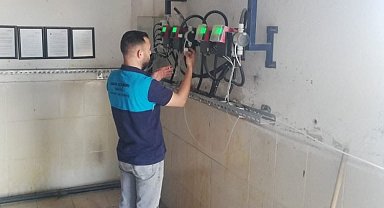 Manisa Karaağaçlı'nın içme suyu arıtma tesisine kontrol