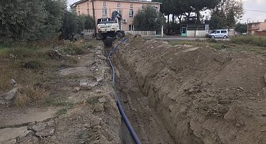 Manisa Salihli'de sanayinin içme suyu hattı yenileniyor