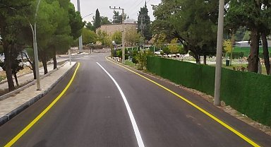 Manisa'da Ağlayan Kaya-Mevlevihane Yolu yenilendi