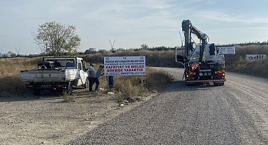 Manisa'da kaçak moloz alanlarına temizlik