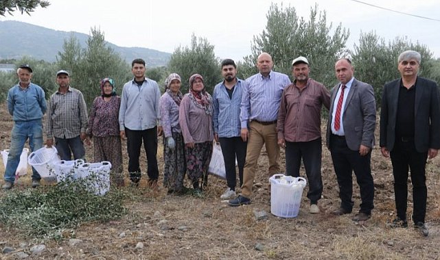 Manisalı üreticilere Büyükşehir desteği Saruhanlı'da sürdü