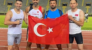 Mardin'deki polis atletizmde Balkan Şampiyonu