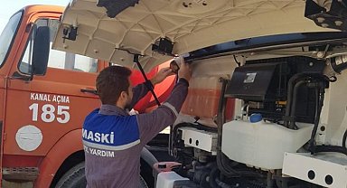 MASKİ'de periyodik araç bakımları ile hizmetler aksamıyor