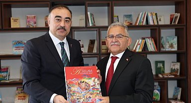 Memduh Büyükkılıç Azeri Büyükelçi'yi ağırladı