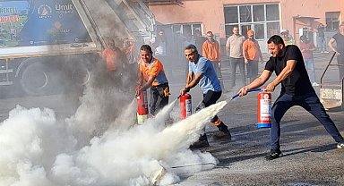 Muratpaşa'da yangın tatbikatı