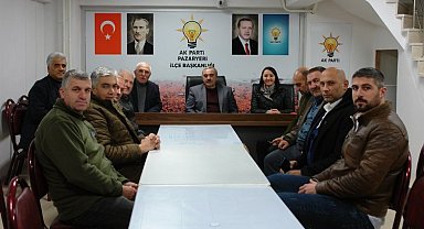 Pazaryeri'nde AK Parti'den tam kadro toplantı