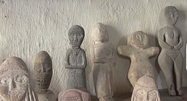 Suriyeli arkeolog taşları sanata dönüştürüyor