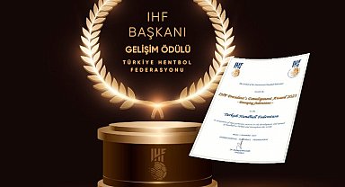 THF'ye IHF'den 'Gelişim' ödülü