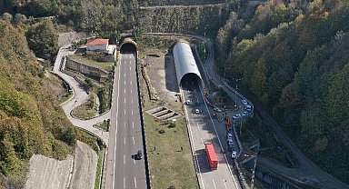 Yenilenen Bolu Dağı Tüneli hizmete girdi